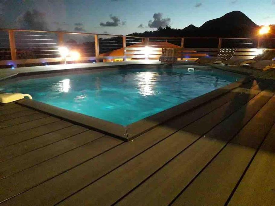 La Villa Coconut Vue A 180° Mer Rocher Du Diamant Ле-Диаман Экстерьер фото