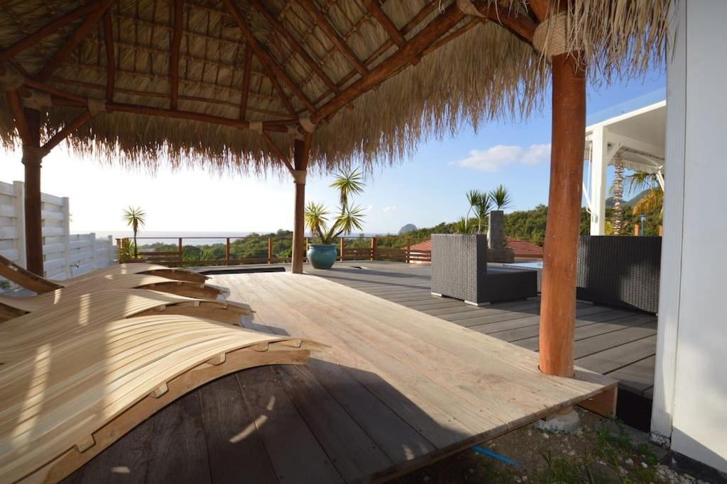 La Villa Coconut Vue A 180° Mer Rocher Du Diamant Ле-Диаман Экстерьер фото