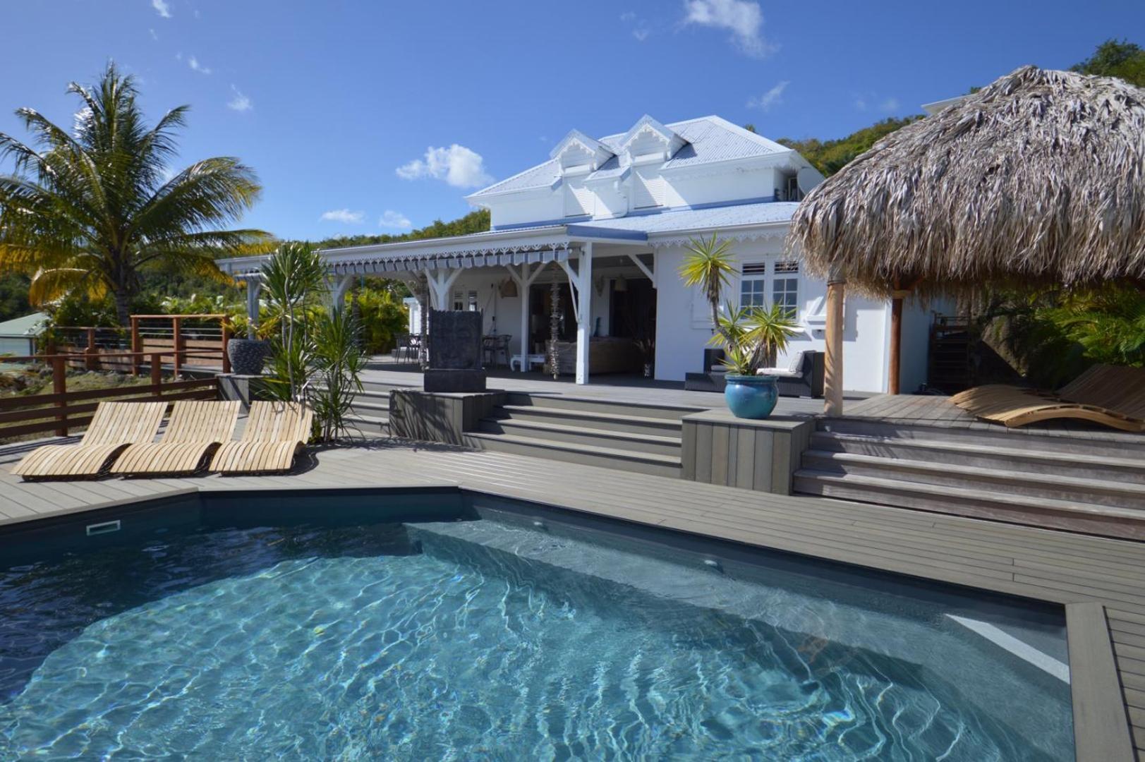 La Villa Coconut Vue A 180° Mer Rocher Du Diamant Ле-Диаман Экстерьер фото