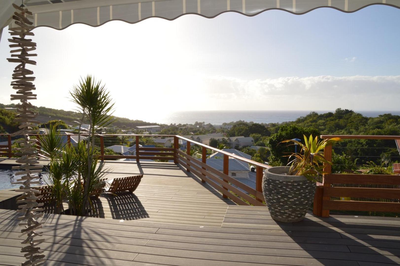La Villa Coconut Vue A 180° Mer Rocher Du Diamant Ле-Диаман Экстерьер фото