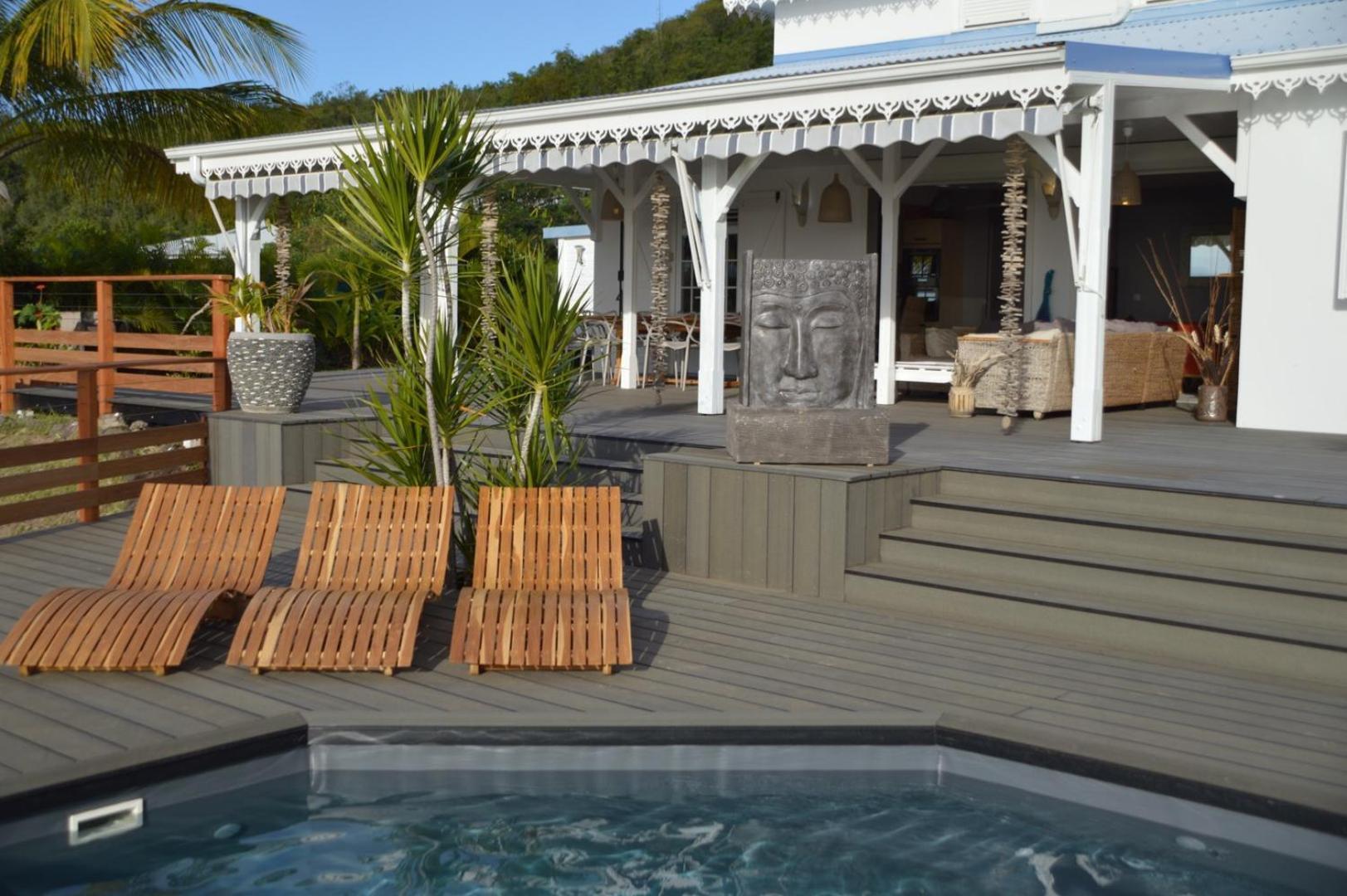 La Villa Coconut Vue A 180° Mer Rocher Du Diamant Ле-Диаман Экстерьер фото