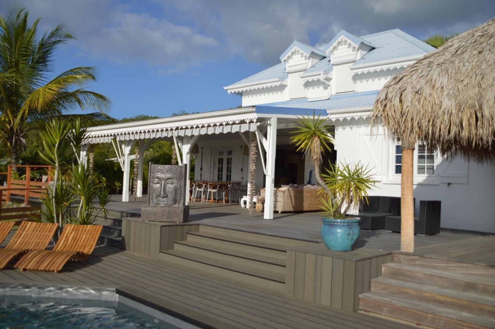 La Villa Coconut Vue A 180° Mer Rocher Du Diamant Ле-Диаман Экстерьер фото